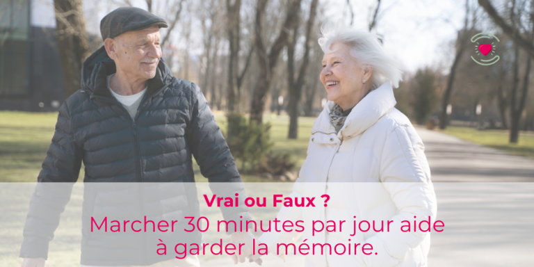 Marcher 30 minutes par jour : un atout pour la mémoire